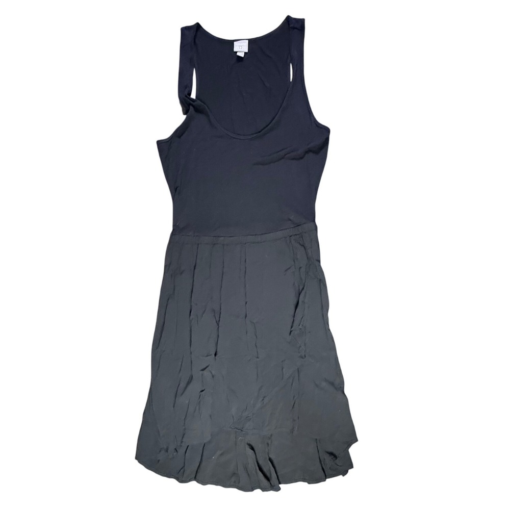 Converse One Star Black Dress Sleeveless Ruffle Hem Casual Medium